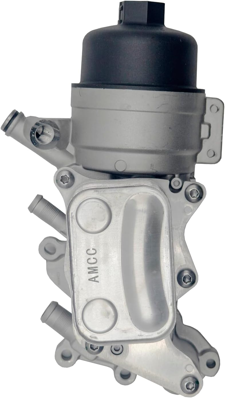 AMCC Engine Oil Cooler and Oil Filter Housing Compatible with Mini N18 Cooper 2011-2016 Mini Cooper Countryman 2013-2016 Cooper Paceman 1.6L Replace： 11428643745 11427583112 - Image 5